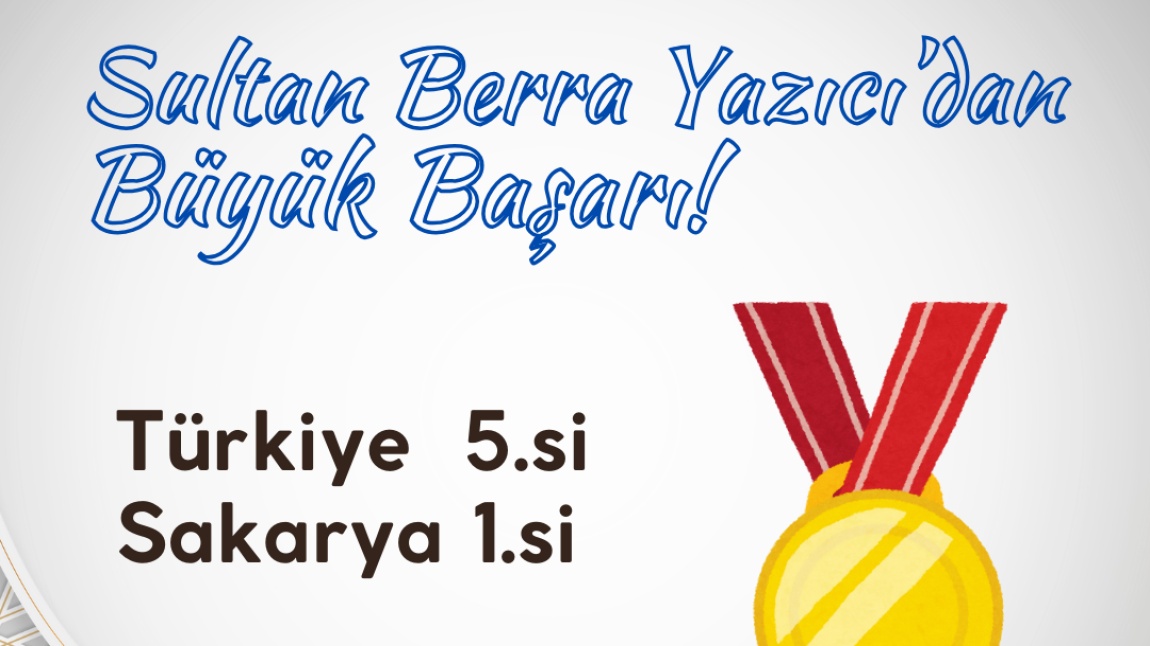 Sultan Berra Yazıcı'dan Büyük Başarı